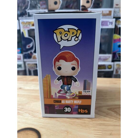 VAULTED Conan O'Brien as Marty McFly Back to the Future Funko Pop #30 Movies TBS - Picture 2 of 6